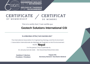 IAEG Membership Certifiate