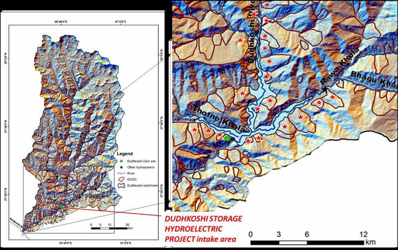 Dudh Koshi river basin slopes